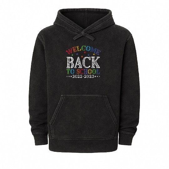 welcome back to school 2022 2023 Mineral Wash Hoodies