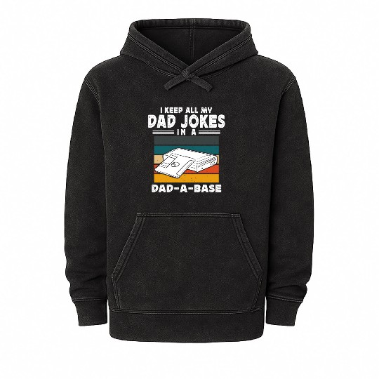 Dad Joke Data Scientist Pun Computer Science Mineral Wash Hoodies