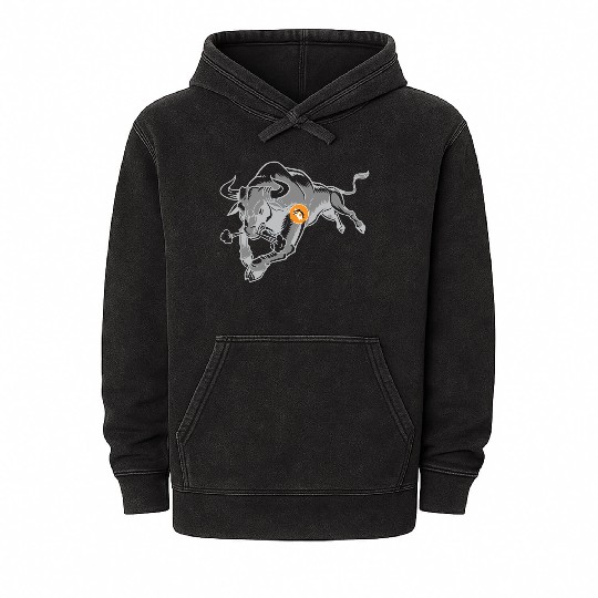 Crypto, bitcoin exchange Mineral Wash Hoodies