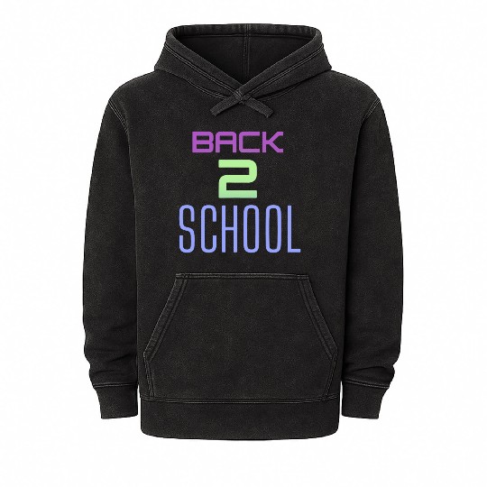 Back to School Mineral Wash Hoodies