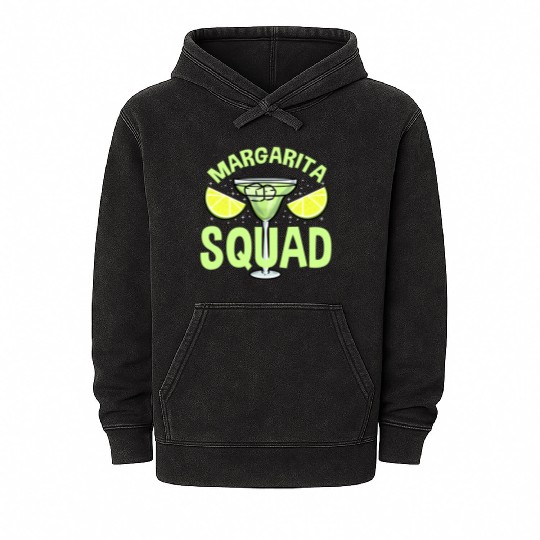 Margarita Squad For Margarita Lover Mineral Wash Hoodies