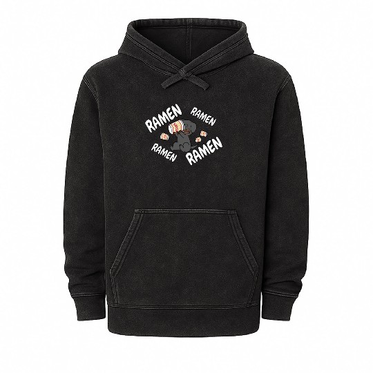 Great Dane Instant Ramen Noodles Mineral Wash Hoodies