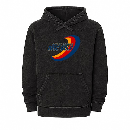 disc golf boom 1 Mineral Wash Hoodies