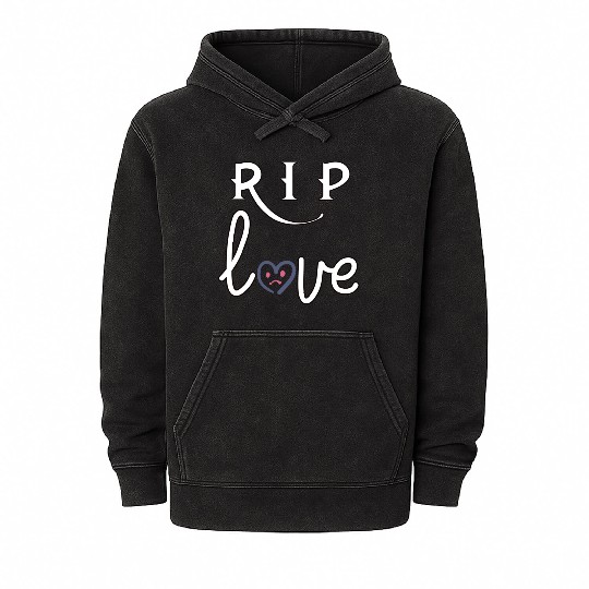 RIP Love Mineral Wash Hoodies