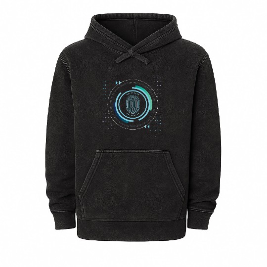 identity nerd geek save pc core security code Mineral Wash Hoodies