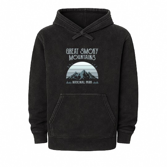 Great Smoky Mountains Vintage National Park Mineral Wash Hoodies