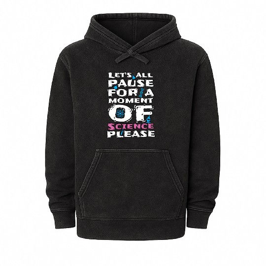Science Teacher Gift STEM Teaching Gifts for Women Mineral Wash Hoodies