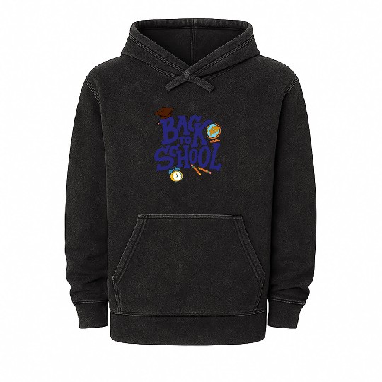 Back to School, teachers, students ,School Mineral Wash Hoodies