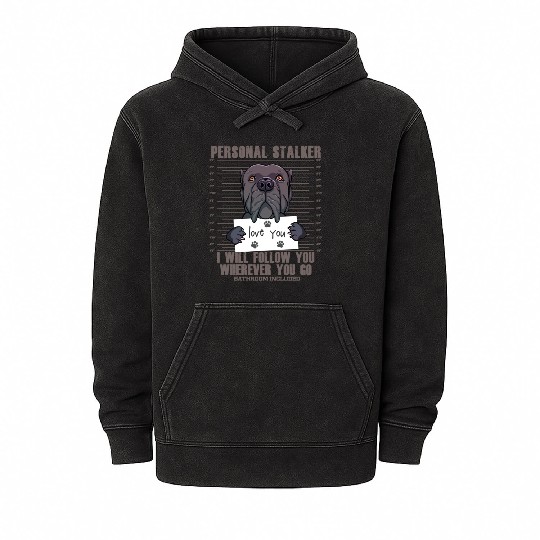 Funny Cane Corso Dog Italian Mastiff Lover Gift Mineral Wash Hoodies