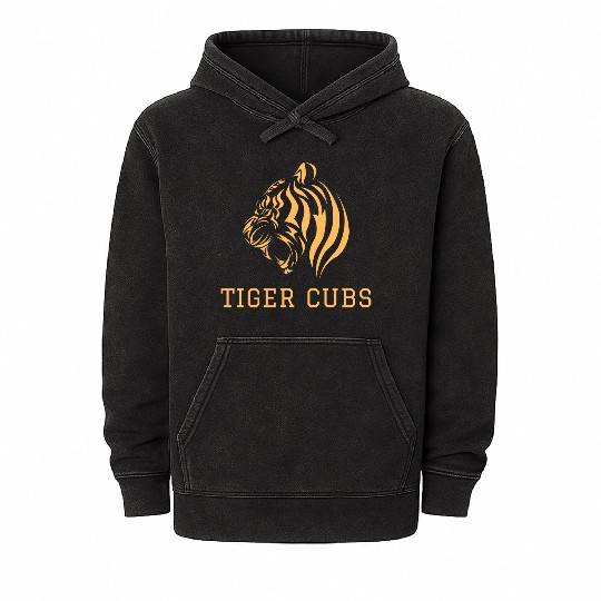 Tiger Cubs mens Mineral Wash Hoodies best Quality