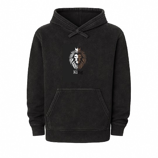 lion king Mineral Wash Hoodies
