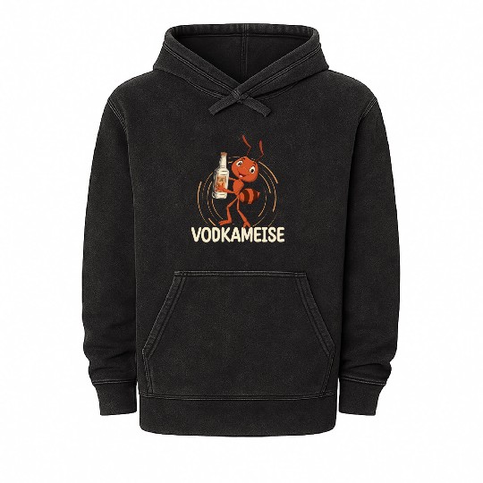 VODKAMEISE | Funny Beer Mineral Wash Hoodies | Funny Alcohol