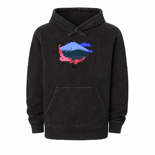 Mount Fuji Mineral Wash Hoodies