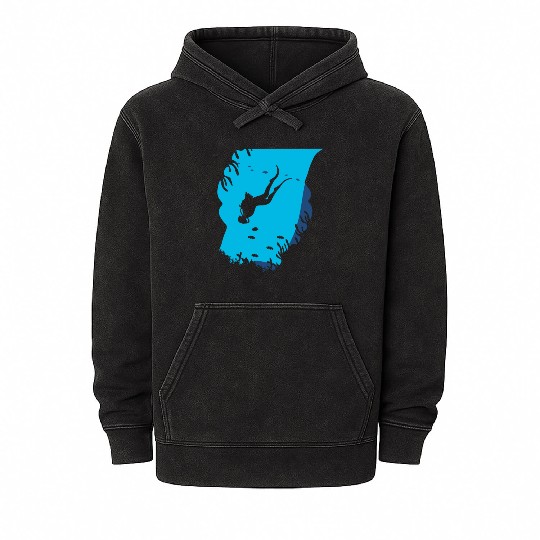 Scuba Diving Mineral Wash Hoodies