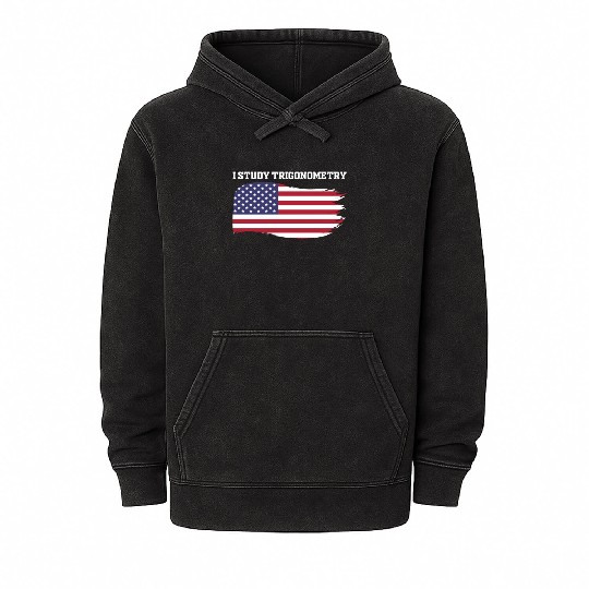 I Study Triggernometry 2nd Aamendment US American Mineral Wash Hoodies