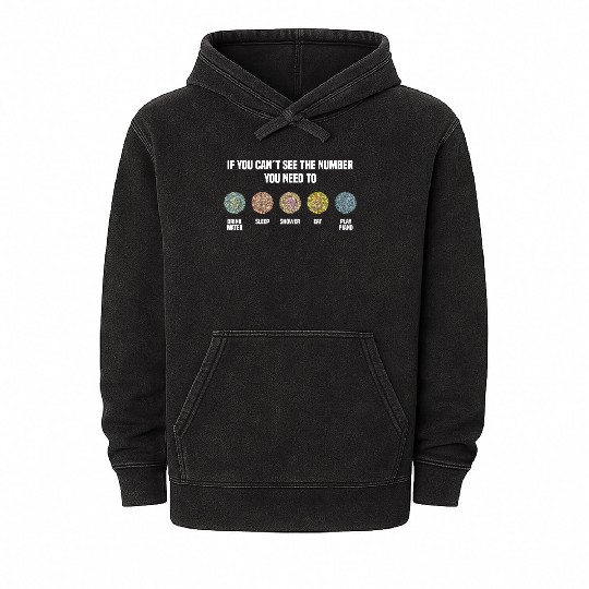 Ishihara Numbers - Play Piano Mineral Wash Hoodies
