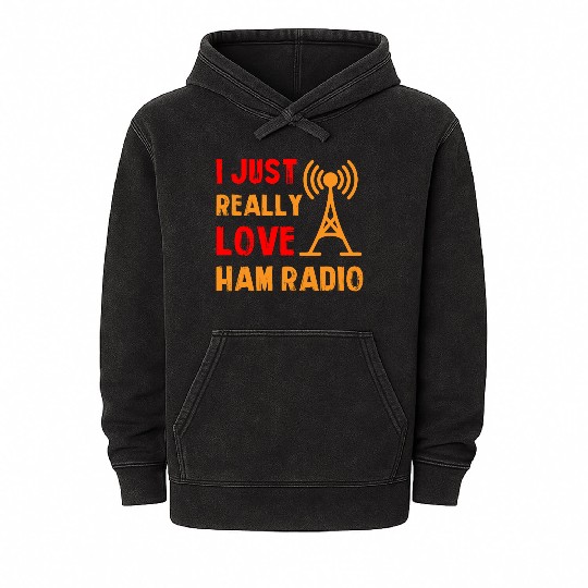 I just really love Ham Radio Mineral Wash Hoodies