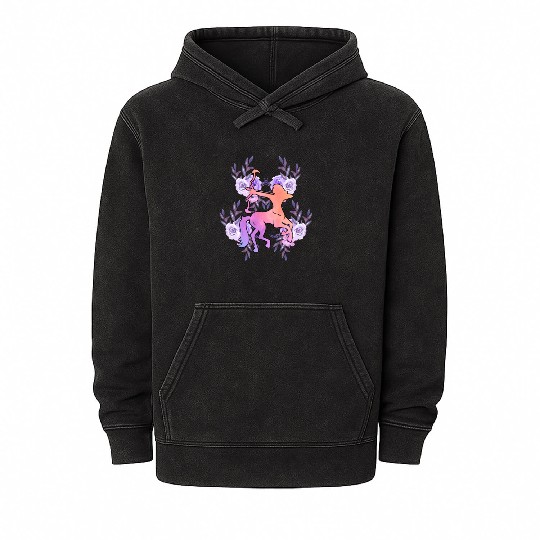 Sagittarius Zodiac Mineral Wash Hoodies