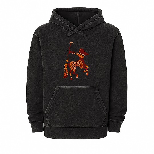Sagittarius Zodiac Mineral Wash Hoodies