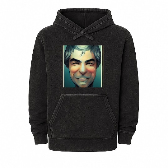 Larry Page 2 Comics Mineral Wash Hoodies