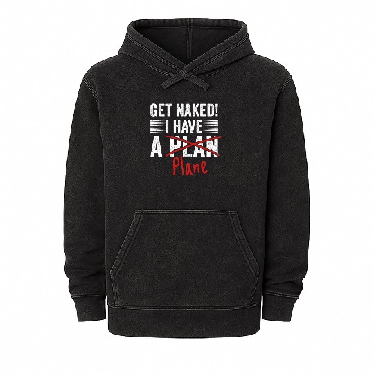 Airline Pilot Aviation Pun For a Corporate Pilot Mineral Wash Hoodies