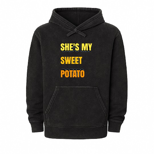 She's My Sweet Potato Mineral Wash Hoodies