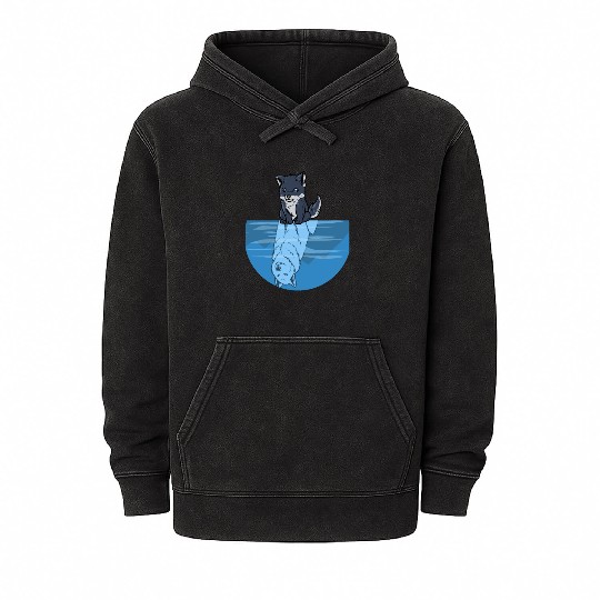 My Future Wolf Mineral Wash Hoodies