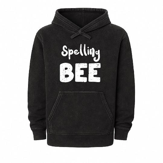 Spelling Bee - Teacher Mineral Wash Hoodies