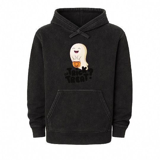 Trick or treat Mineral Wash Hoodies