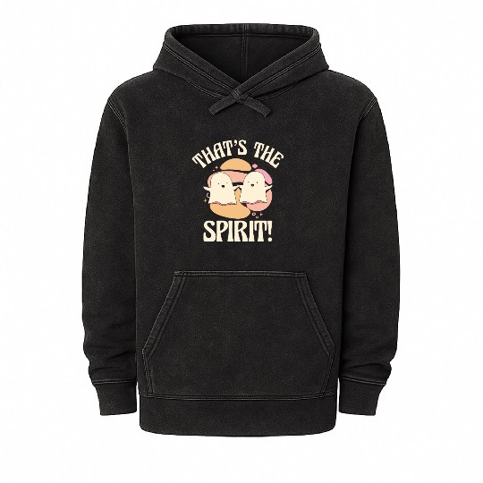 Ghost Spirit Hilarious Cute Friends Pun Mineral Wash Hoodies