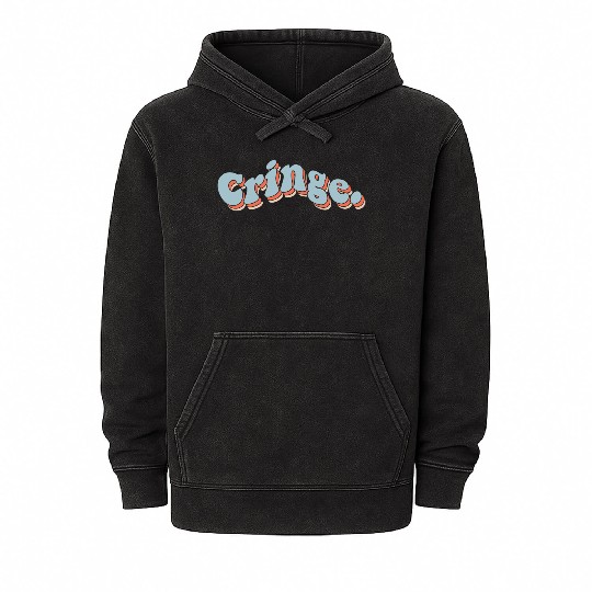 Cringe Mineral Wash Hoodies