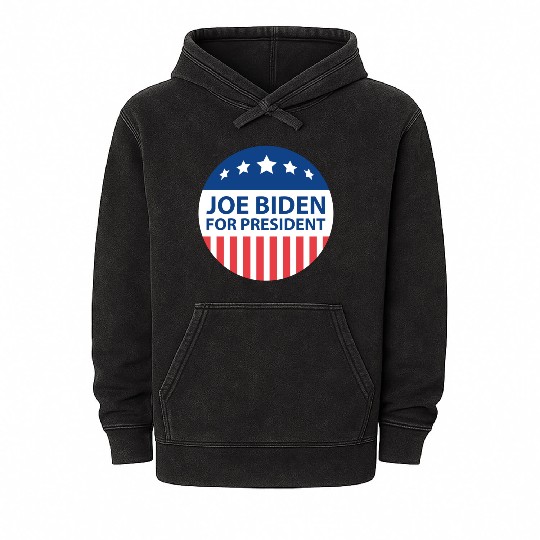 Joe Biden For President 2024 Mineral Wash Hoodies