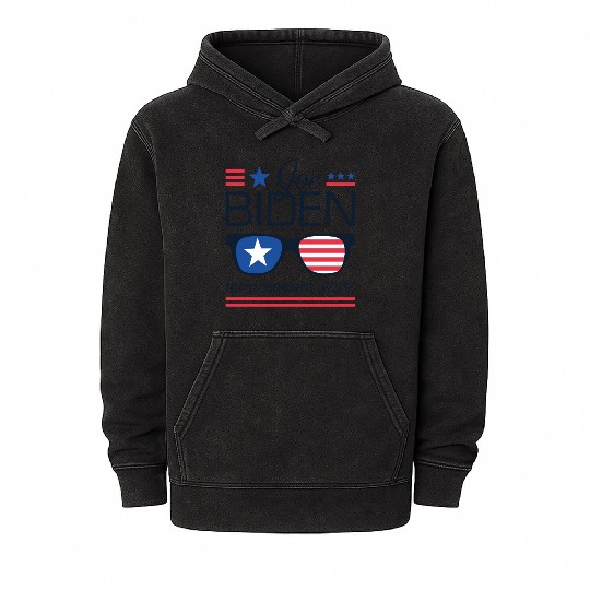 Joe Biden For President 2024 Mineral Wash Hoodies