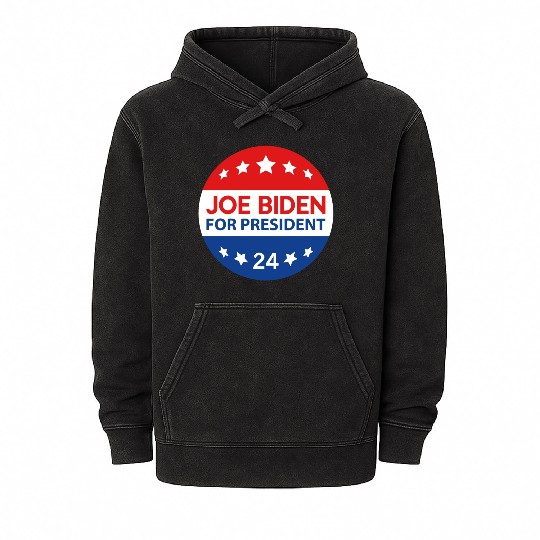 Joe Biden For President 24 Mineral Wash Hoodies