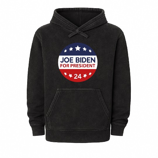 Joe Biden For President 24 Mineral Wash Hoodies