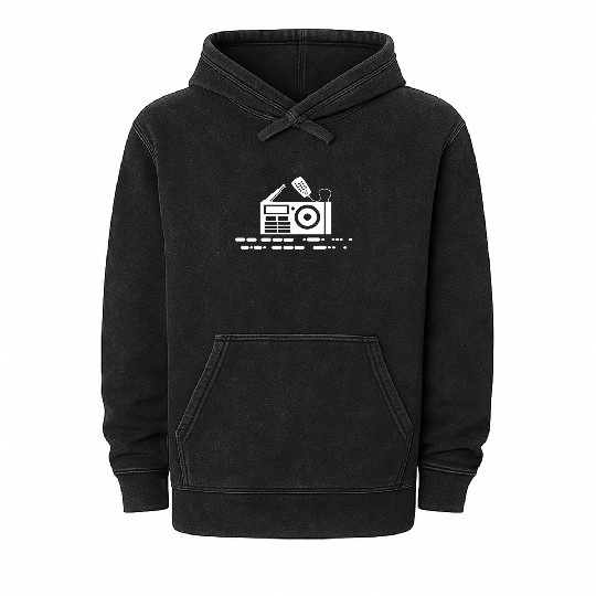 Ham Radio Morse Operator Amateur Radio Mineral Wash Hoodies