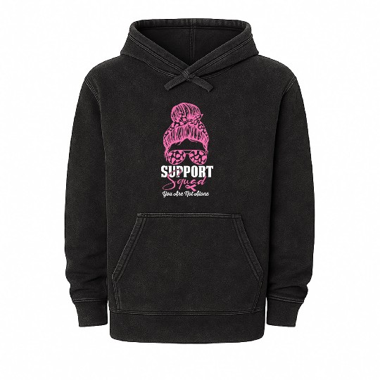 support squad you are not alone Mineral Wash Hoodies
