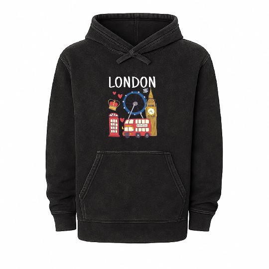 London Mineral Wash Hoodies