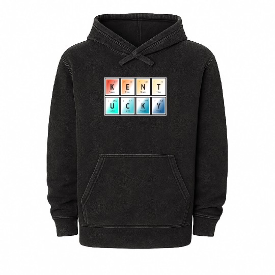 Elements of Kentucky Mineral Wash Hoodies