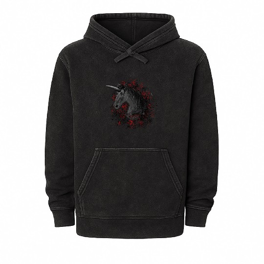 Fantasy mythical Mineral Wash Hoodies