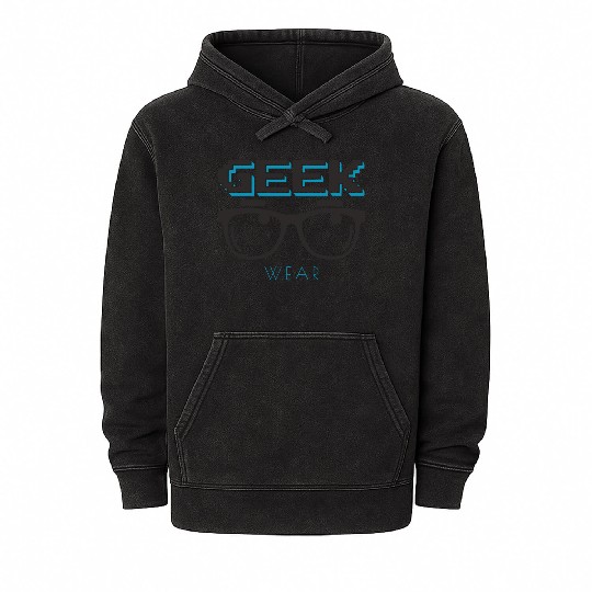 Geek Wear Mineral Wash Hoodies