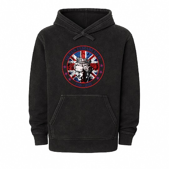 ''queen elizabeth Mineral Wash Hoodies rest in peace elizabeth sh