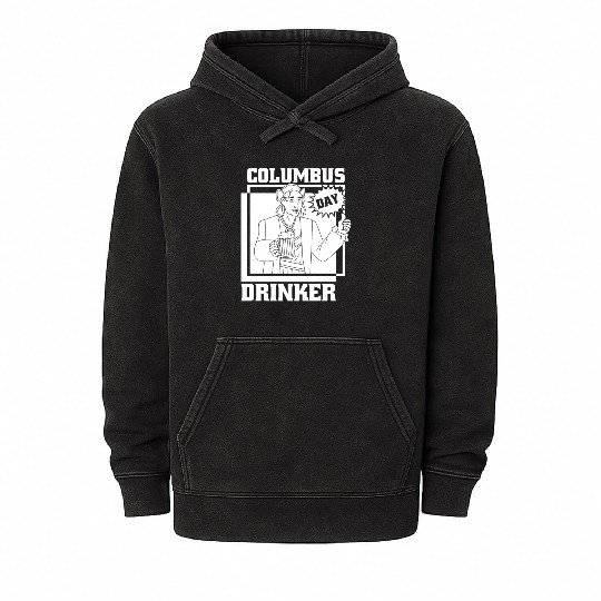 Columbus Day 1492 Mineral Wash Hoodies