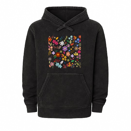 wildflowers Mineral Wash Hoodies