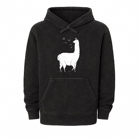 Song Of The Llama Mineral Wash Hoodies