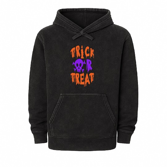 Trick Or Treat Classic Mineral Wash Hoodies