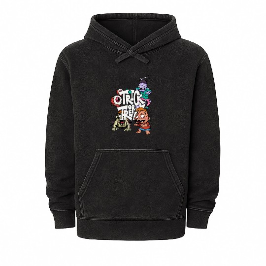 trick or treat Mineral Wash Hoodies