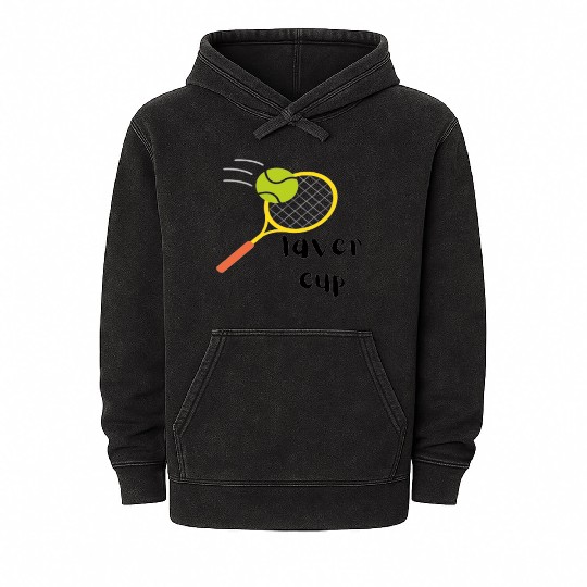 laver cup tennis Mineral Wash Hoodies