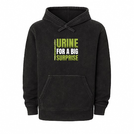 Urine For A Big Surprise Vegetable Vegan Asparagus Mineral Wash Hoodies
