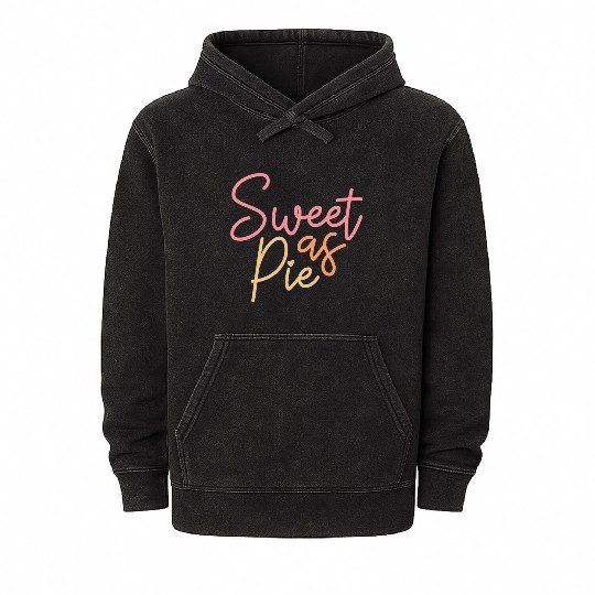 Thanksgiving Sweet as Pie Mineral Wash Hoodies